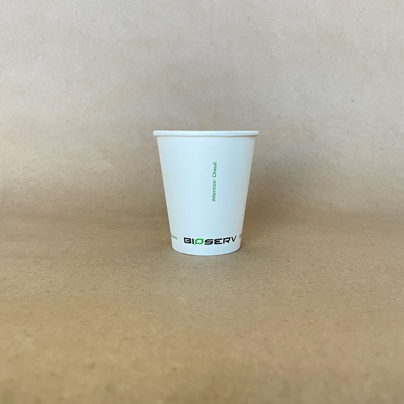 6oz. Bioserv Single Wall Hot Cup BPI